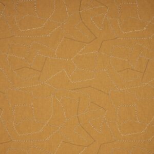 orange contemporary embroideried fabric from iLiv