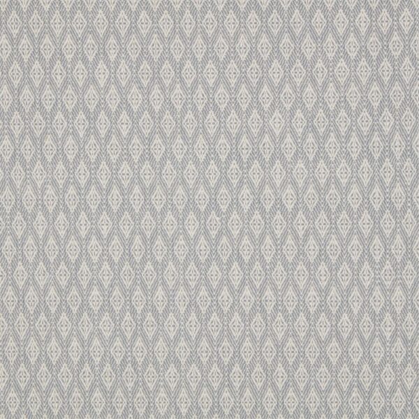 Marquise Fabric - Aquarelle by blue geometric woven fabric from iLiv