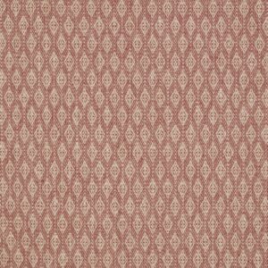 red geometric woven fabric from iLiv