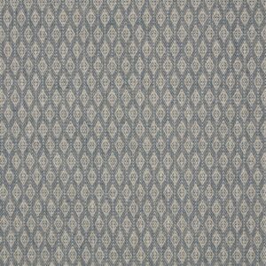 blue geometric woven fabric from iLiv