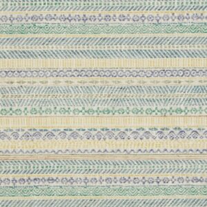 blue traditional jacquard fabric from iLiv