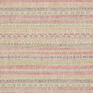 red traditional jacquard fabric from iLiv