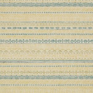 blue traditional jacquard fabric from iLiv