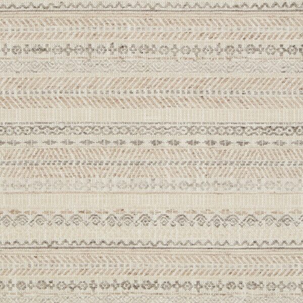 Khari Fabric - Mink by neutral traditional jacquard fabric from iLiv