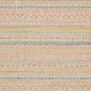 orange traditional jacquard fabric from iLiv