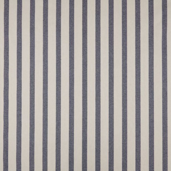 Solara Fabric - Marine by blue striped woven fabric from iLiv