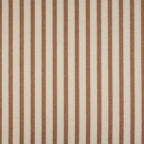 Solara Fabric - Sienna by orange striped woven fabric from iLiv