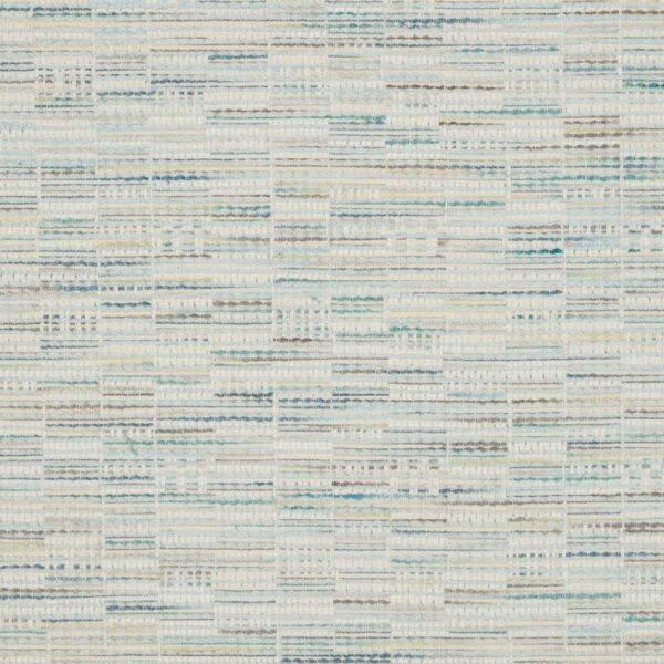 Echo Fabric - Aquarelle by blue contemporary jacquard fabric from iLiv