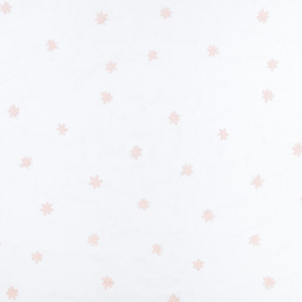 Oops A Daisy Fabric by pink children's voile-sheer fabric from Villa Nova