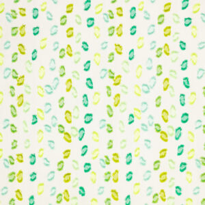 green children's printed fabric from Villa Nova
