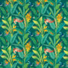 green children's printed fabric from Villa Nova