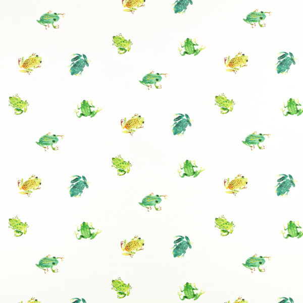 green children's printed fabric from Villa Nova