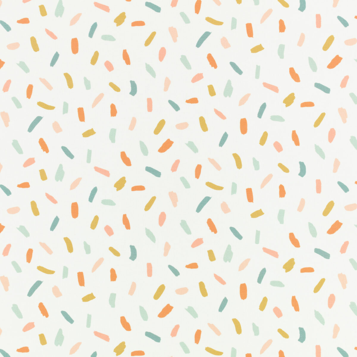 Sprinkles Fabric - Ice-Cream by orange children's printed fabric from Villa Nova