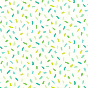 green children's printed fabric from Villa Nova