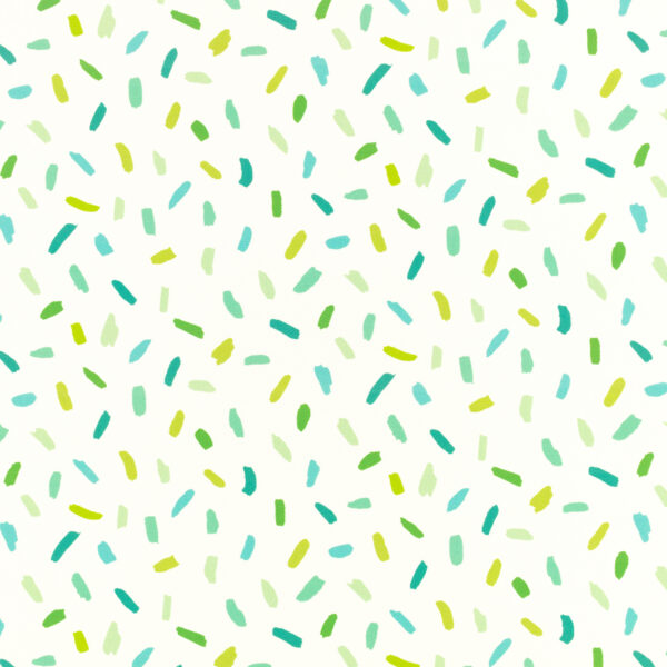 Sprinkles Fabric - Rainforest by green children's printed fabric from Villa Nova