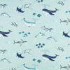 blue children's printed fabric from Villa Nova