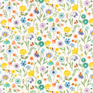 multicolour children's printed fabric from Villa Nova