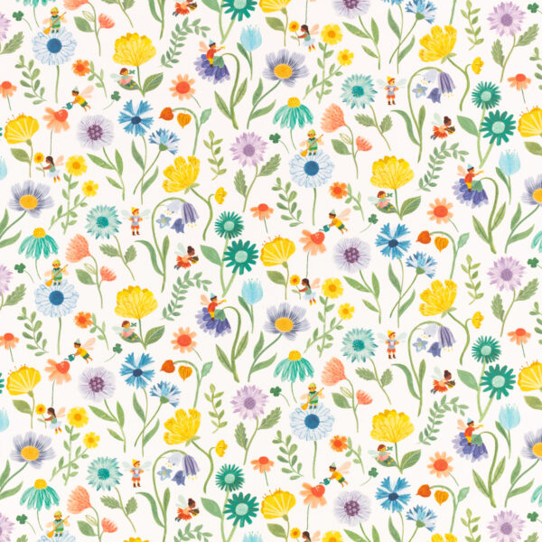 multicolour children's printed fabric from Villa Nova