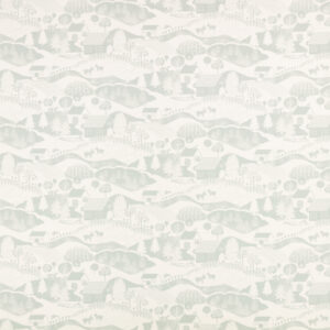 green children's printed fabric from Villa Nova