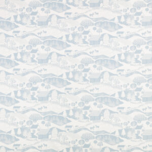 blue children's printed fabric from Villa Nova