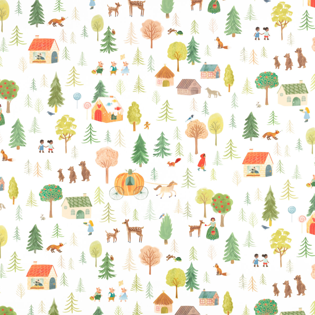 multicolour children's printed fabric from Villa Nova