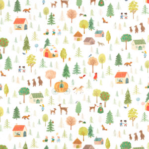 multicolour children's printed fabric from Villa Nova