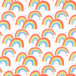 multicolour children's printed fabric from Villa Nova