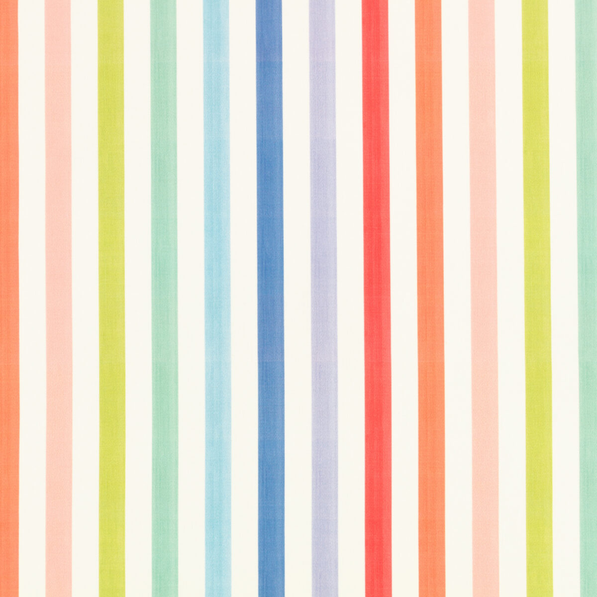 Candy Cane Fabric - Rainbow by multicolour striped printed fabric from Villa Nova