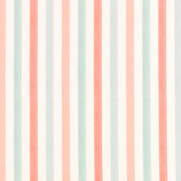 Candy Cane Fabric - Sorbet by pink striped printed fabric from Villa Nova