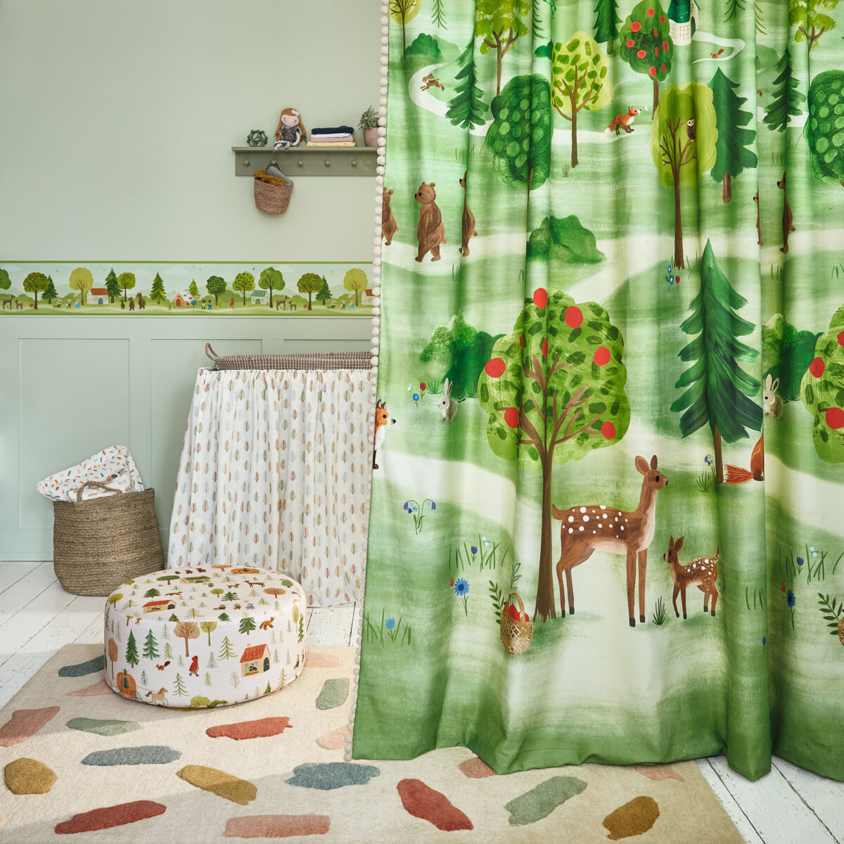 Tiny Trees Fabric by Tiny Trees Fabric from