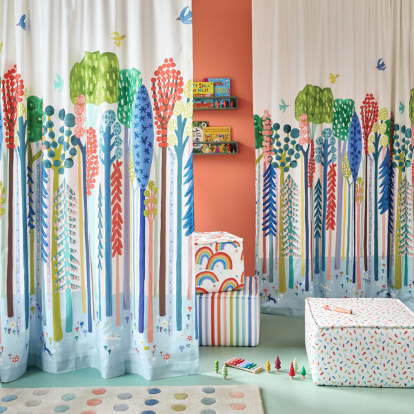 Rainbow Forest Fabric by Rainbow Forest Fabric from