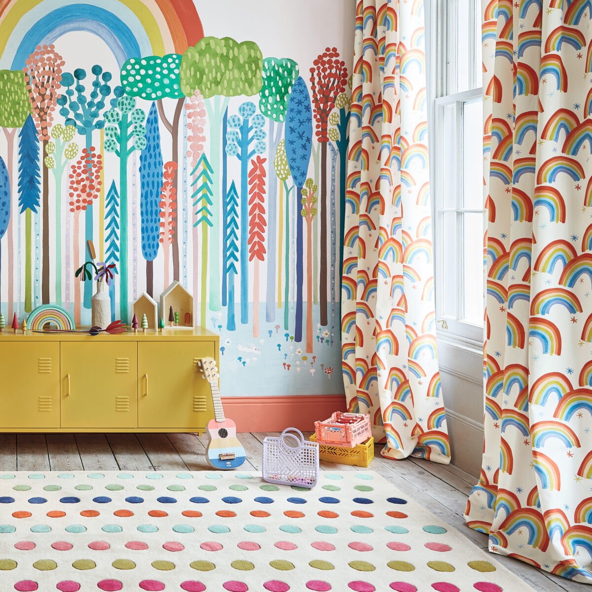 Sing A Rainbow Fabric by Sing A Rainbow Fabric from
