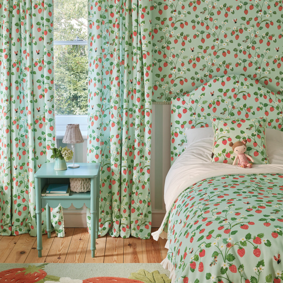 Strawberry Patch Fabric by Strawberry Patch Fabric from