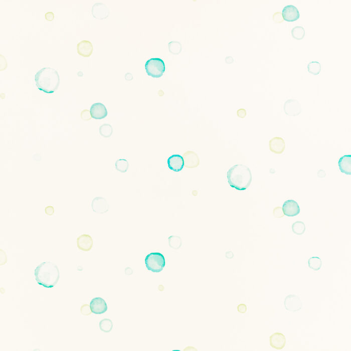 Bubbles Wallcovering - Sky fabric swatch W562/02