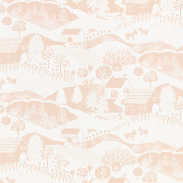 Far Far Away Wallcovering - Blush swatch