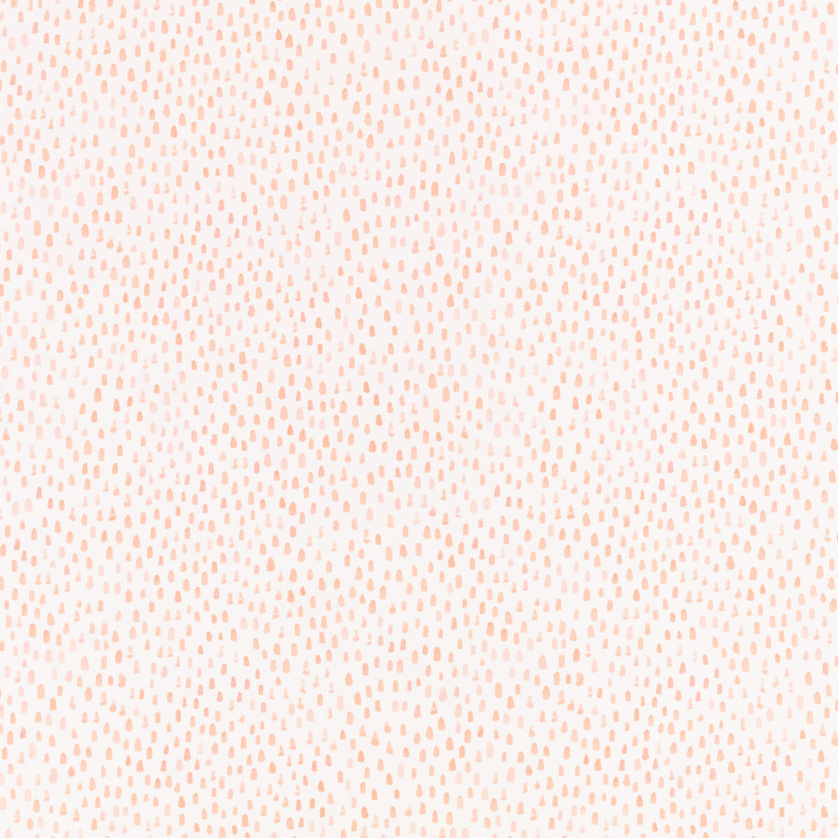 Raindrops Wallcovering - Blush by orange spotted wallpaper from villa nova