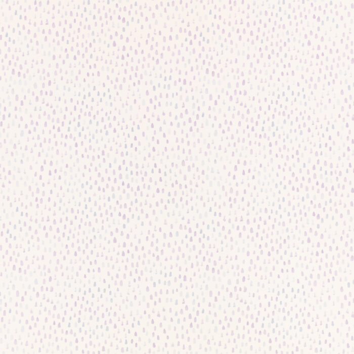 Raindrops Wallcovering - Periwinkle fabric swatch W646/03