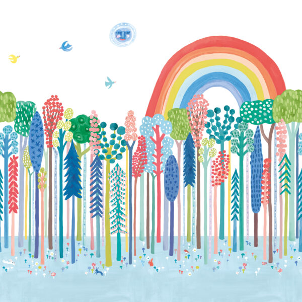 multicolour children's wallpaper from villa nova