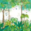 green children's wallpaper from villa nova