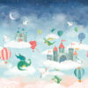 multicolour children's wallpaper from villa nova