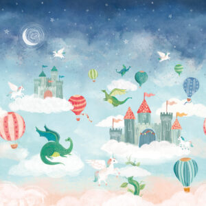 multicolour children's wallpaper from villa nova
