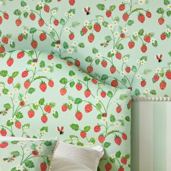 Strawberry Patch Wallcovering - 1 by Strawberry Patch Wallcovering - 1 from