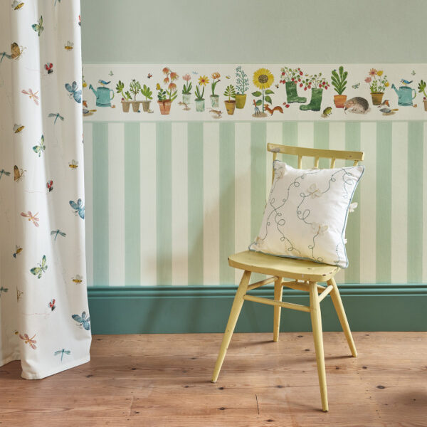 Candy Stripe Wallcovering - Glade by Candy Stripe Wallcovering - Glade from
