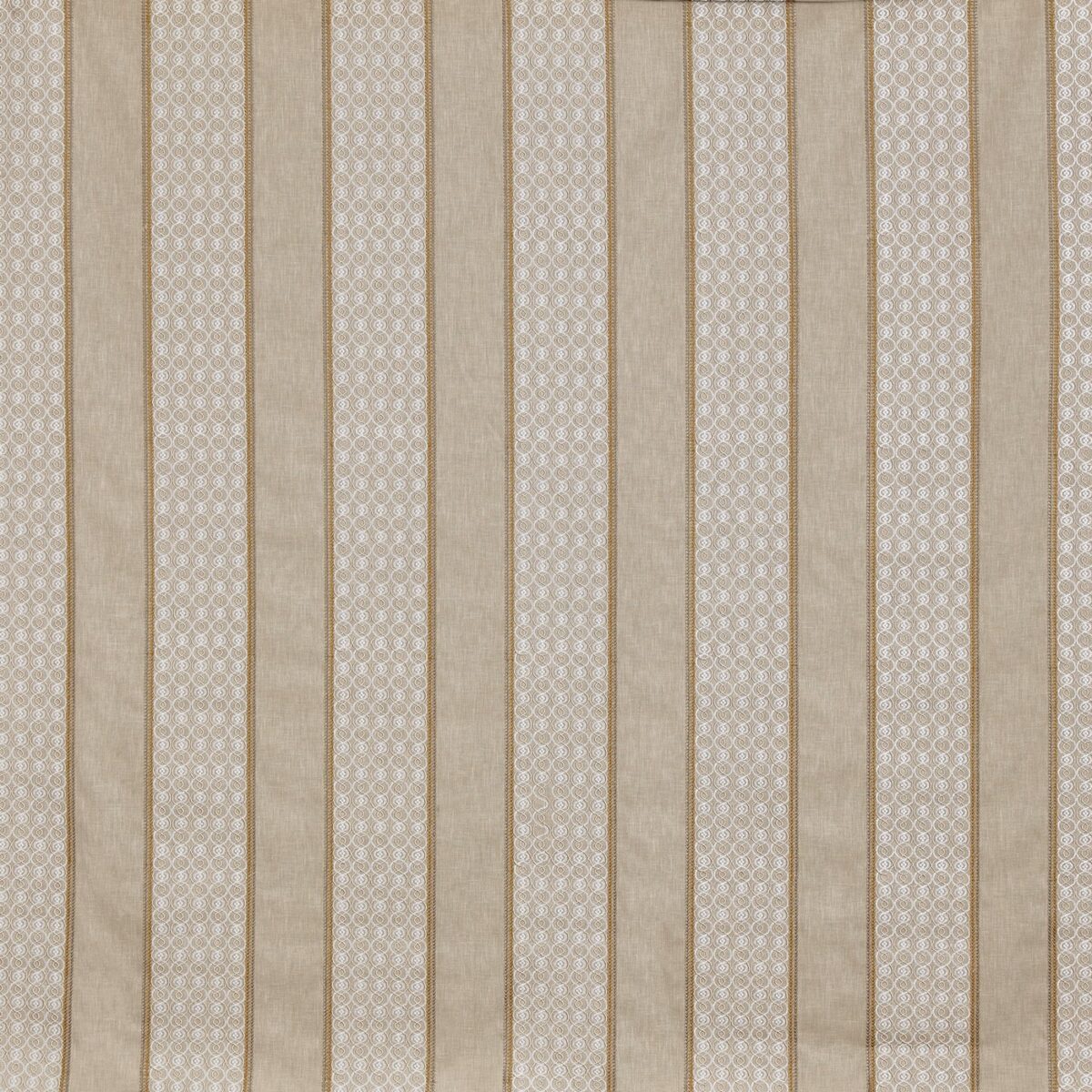 Correlli Fabric - Oyster by neutral striped embroideried fabric from Prestigious Textiles