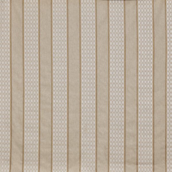 Correlli Fabric - Oyster by neutral striped embroideried fabric from Prestigious Textiles