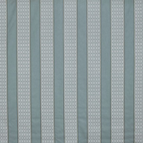 Correlli Fabric - Duck Egg by blue striped embroideried fabric from Prestigious Textiles