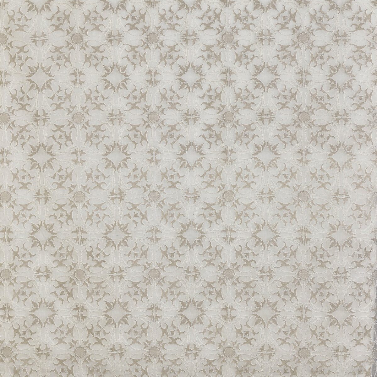 Opera Fabric - Antique by neutral traditional embroideried fabric from Prestigious Textiles