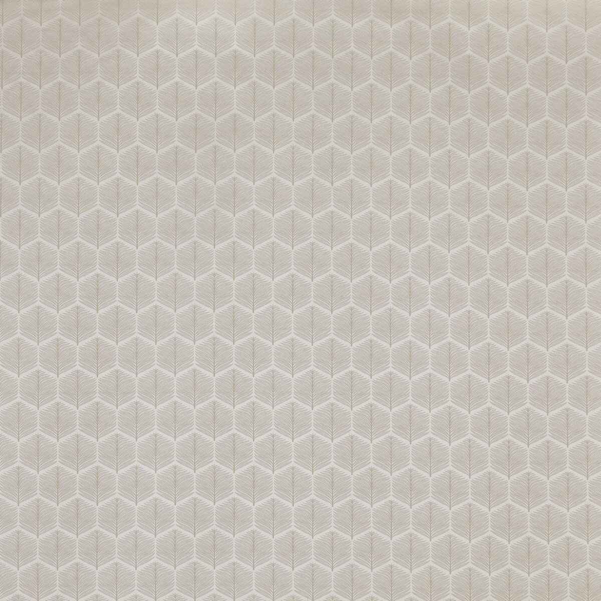 Puccini Fabric - Oyster by white botanical jacquard fabric from Prestigious Textiles
