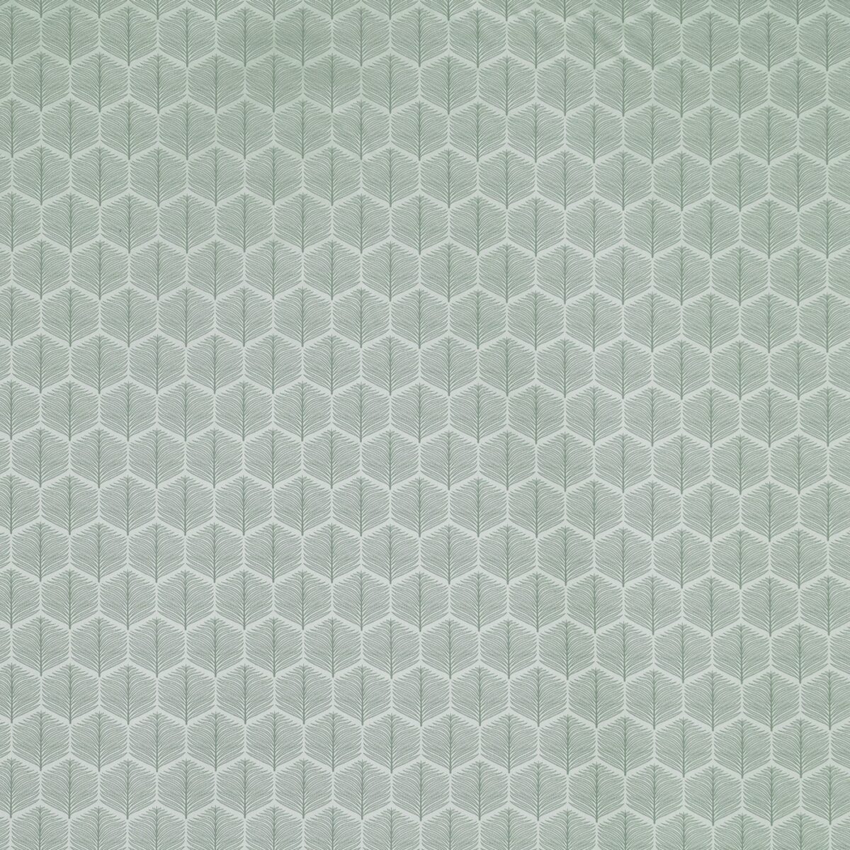 Puccini Fabric - Duck Egg by green botanical jacquard fabric from Prestigious Textiles