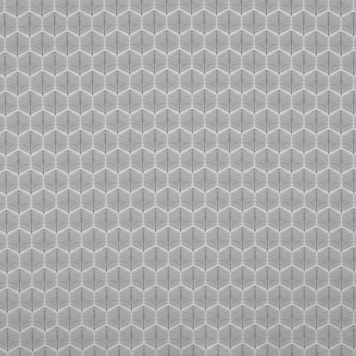 Puccini Fabric - Feather by black-grey botanical jacquard fabric from Prestigious Textiles